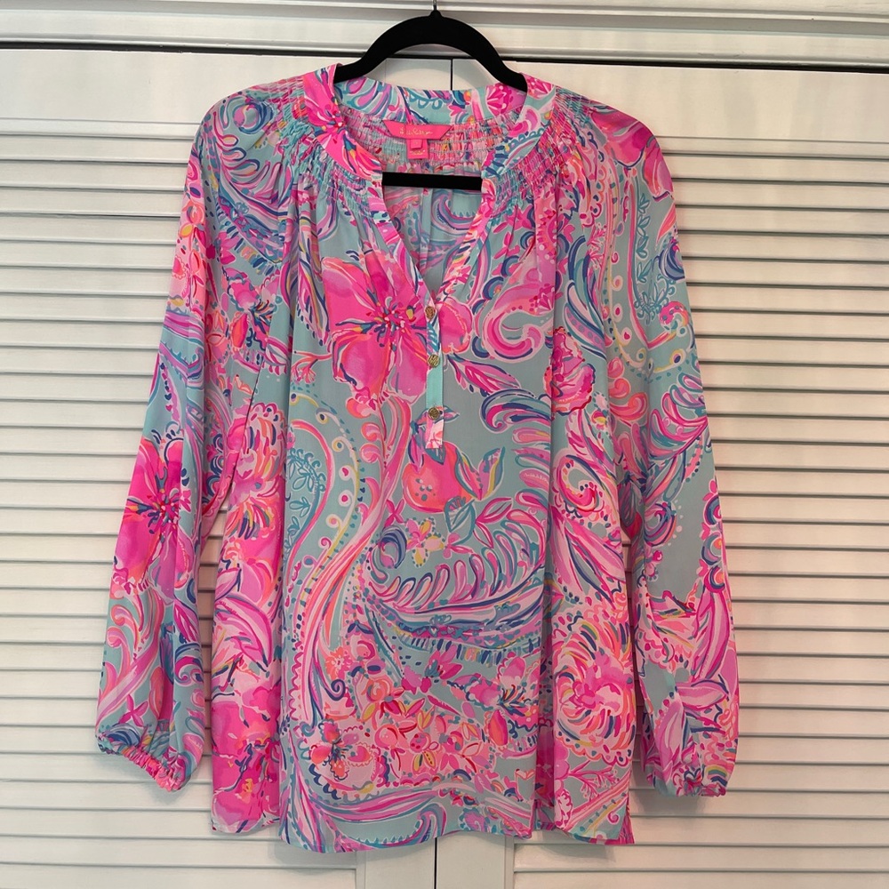 Elsa silk top